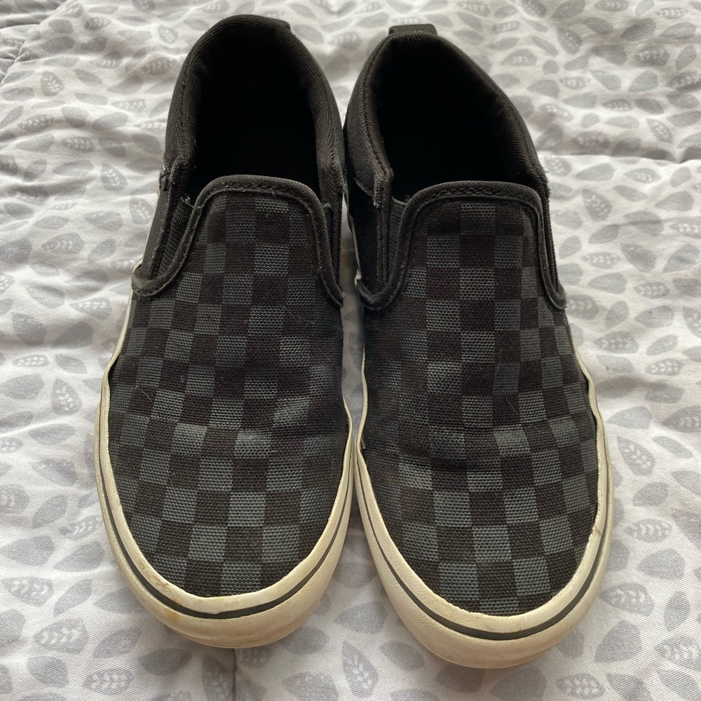 Blank checkered Vans